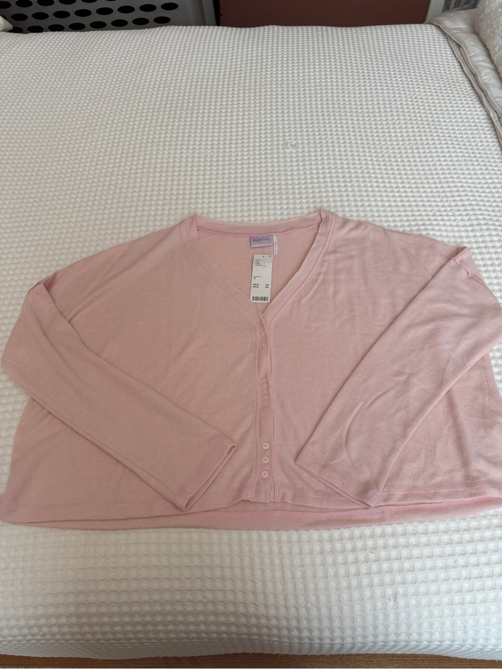 Urban Outfitters 1 Light Pink and 1 BlueV-Neck Button-Front  Cardigan. Both XL